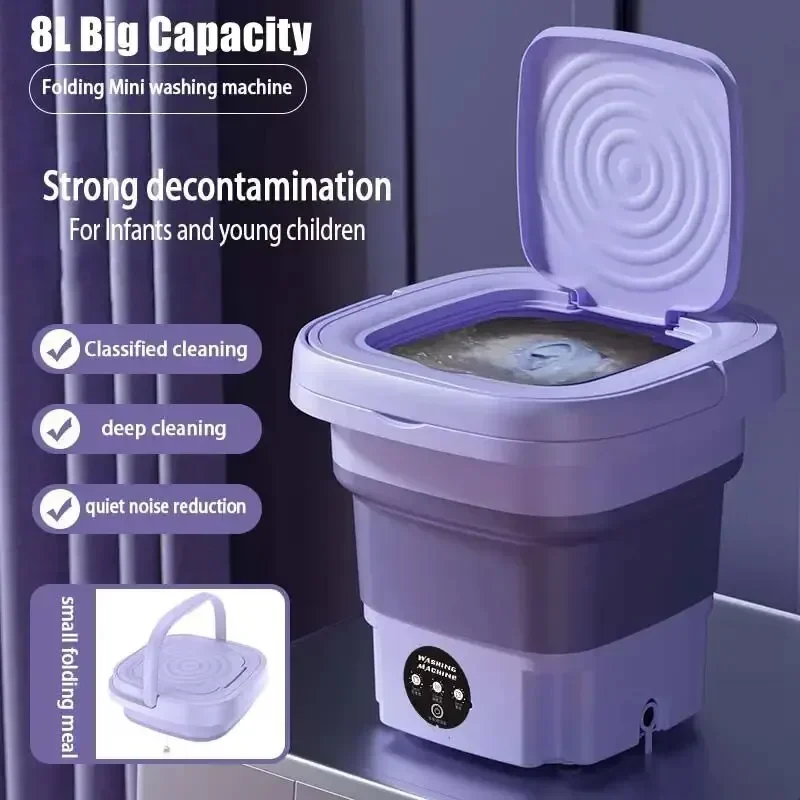 8L Foldable Washing Machine wi - Small Appliances ulasan dan harga