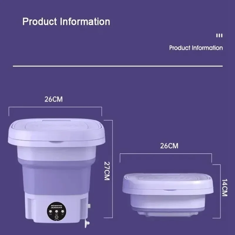 8L Foldable Washing Machine wi - Small Appliances ulasan dan harga