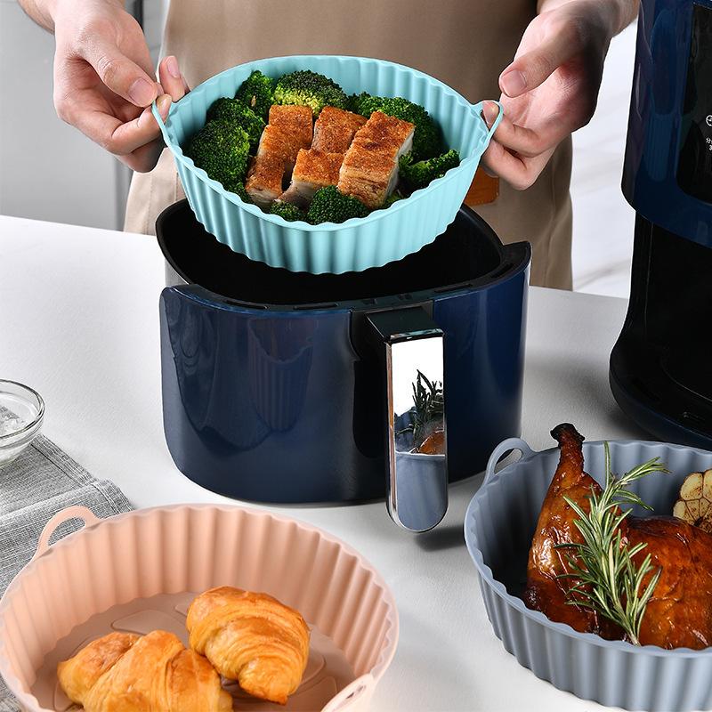 C Air Fryer Silicone Tray Baki - Air Fryer Silicone Pot Liner ulasan dan harga